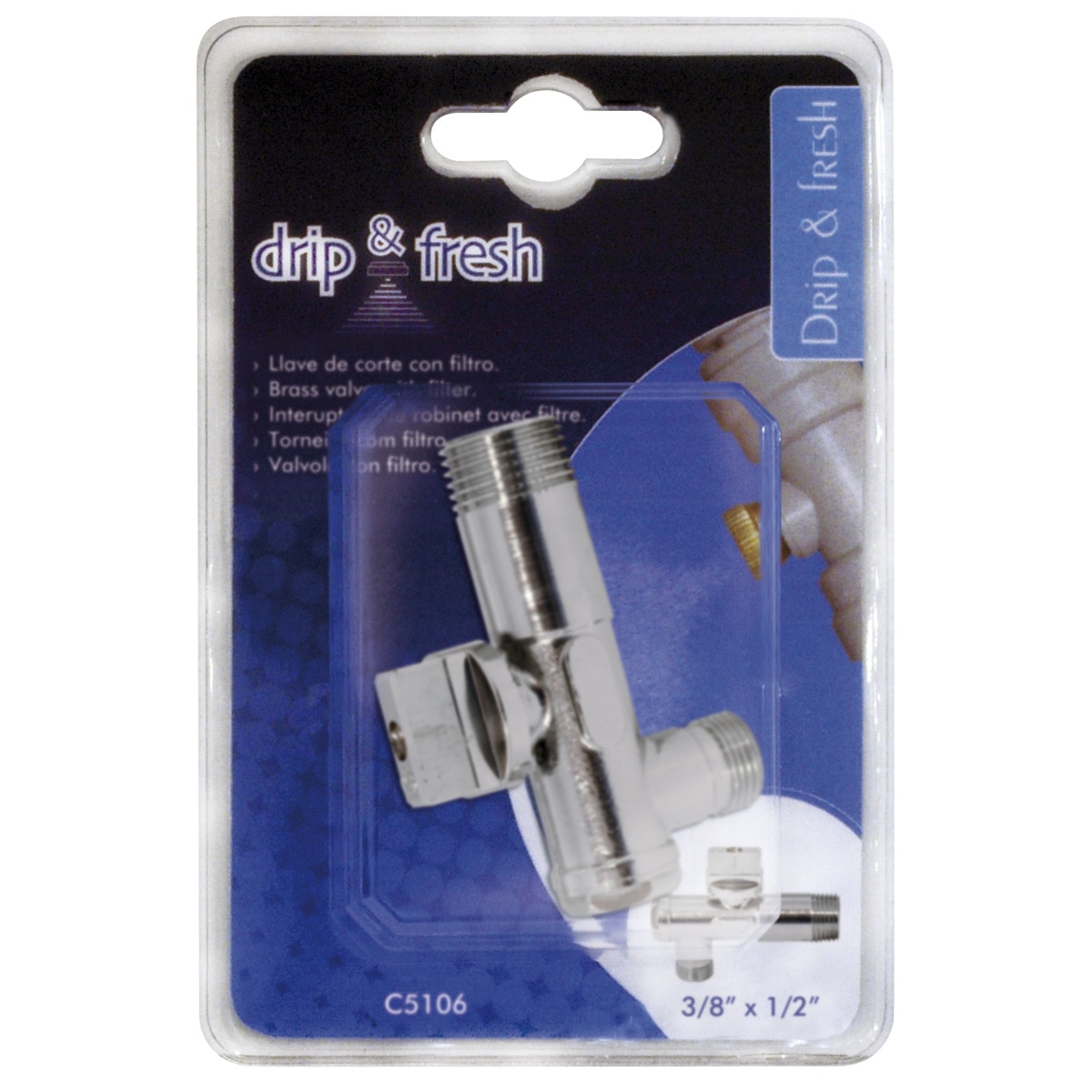 Llave corte filtro drip&fresh 3