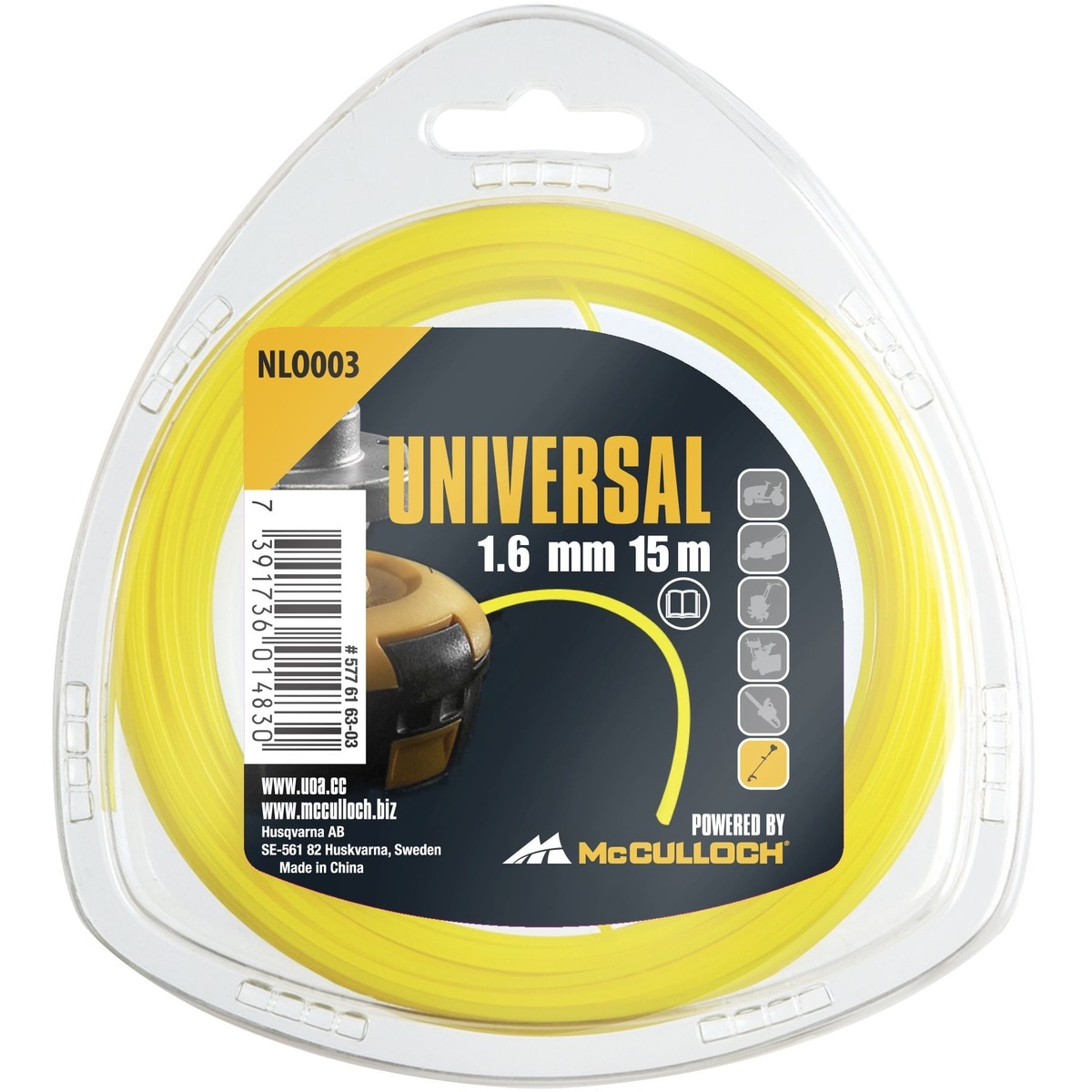 Hilo nylon redondo Mcculloch nlo003 1
