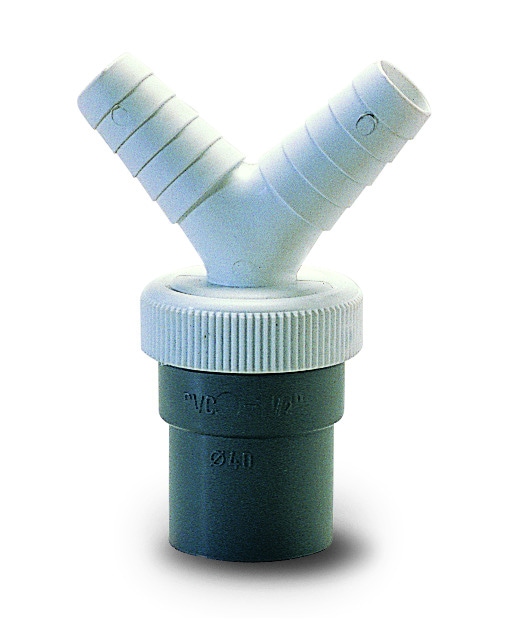 Imagem 0 de Bicha Dupla Máquina de Lavar em Pvc de 40 mm 855589n