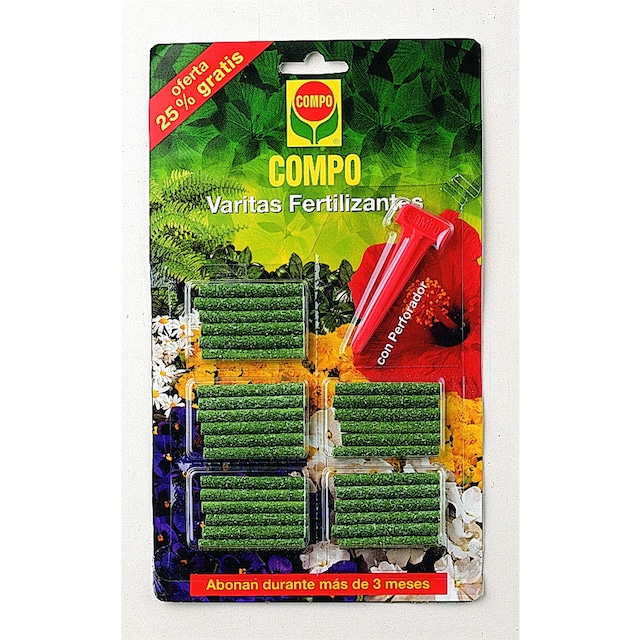 Imagen 0 de Varitas fertilizantes Compo 24 varitas + 6 varitas gratis