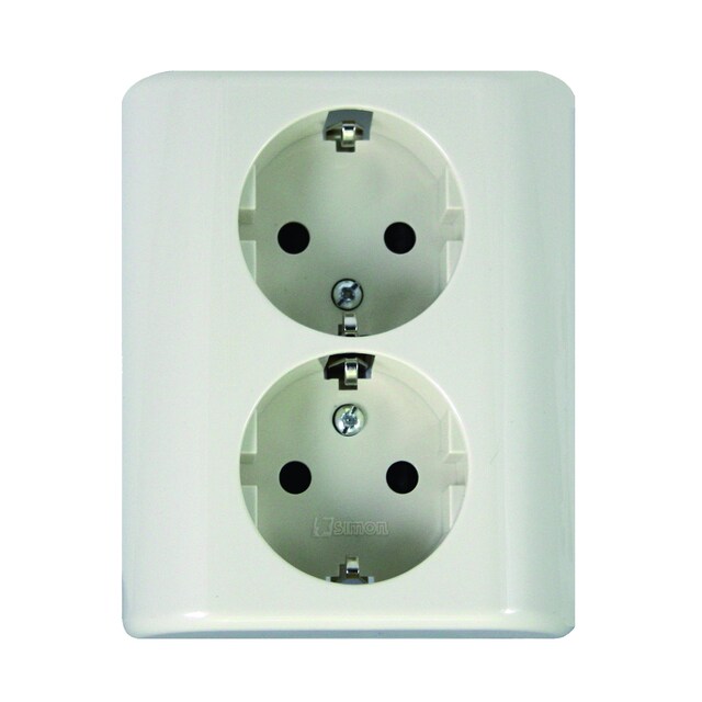 Imagen 0 de Enchufe doble monobloc empotrar