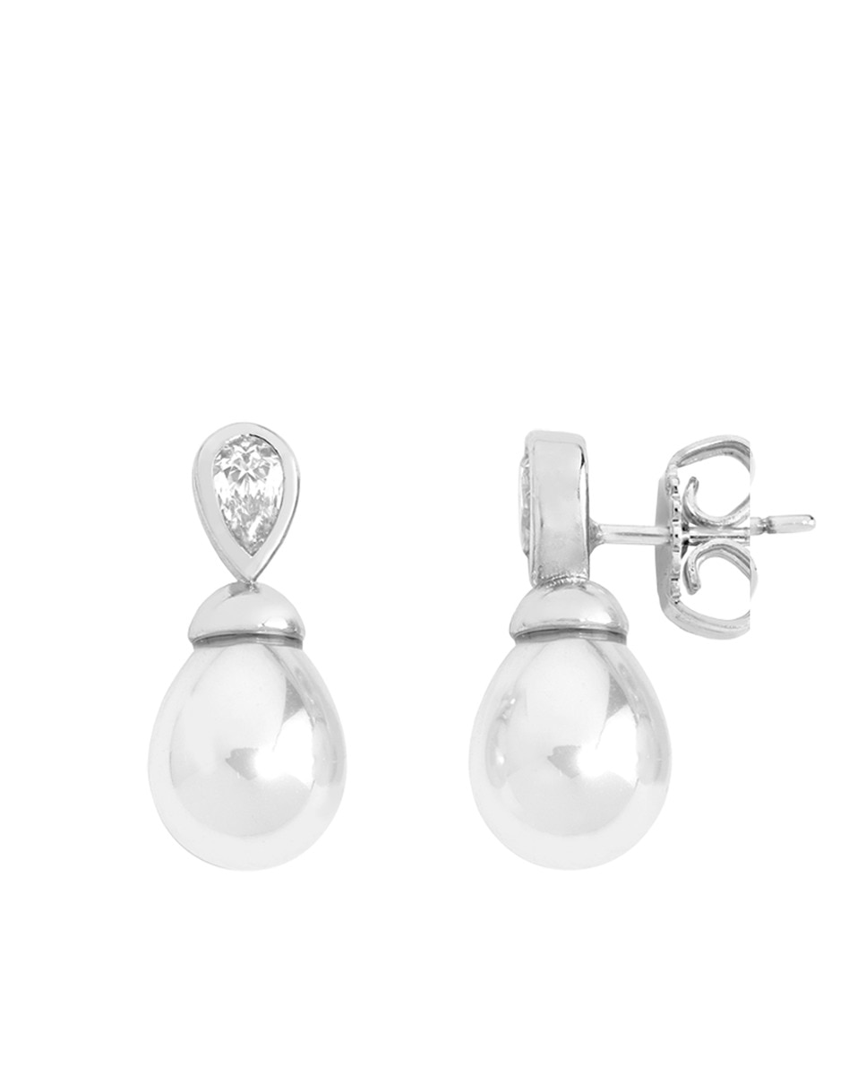 Brincos de senhora Majorica Branco-1