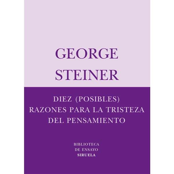 Imagem 0 de Diez (posibles) razones para la tristeza del pensamiento(Tapa blanda)