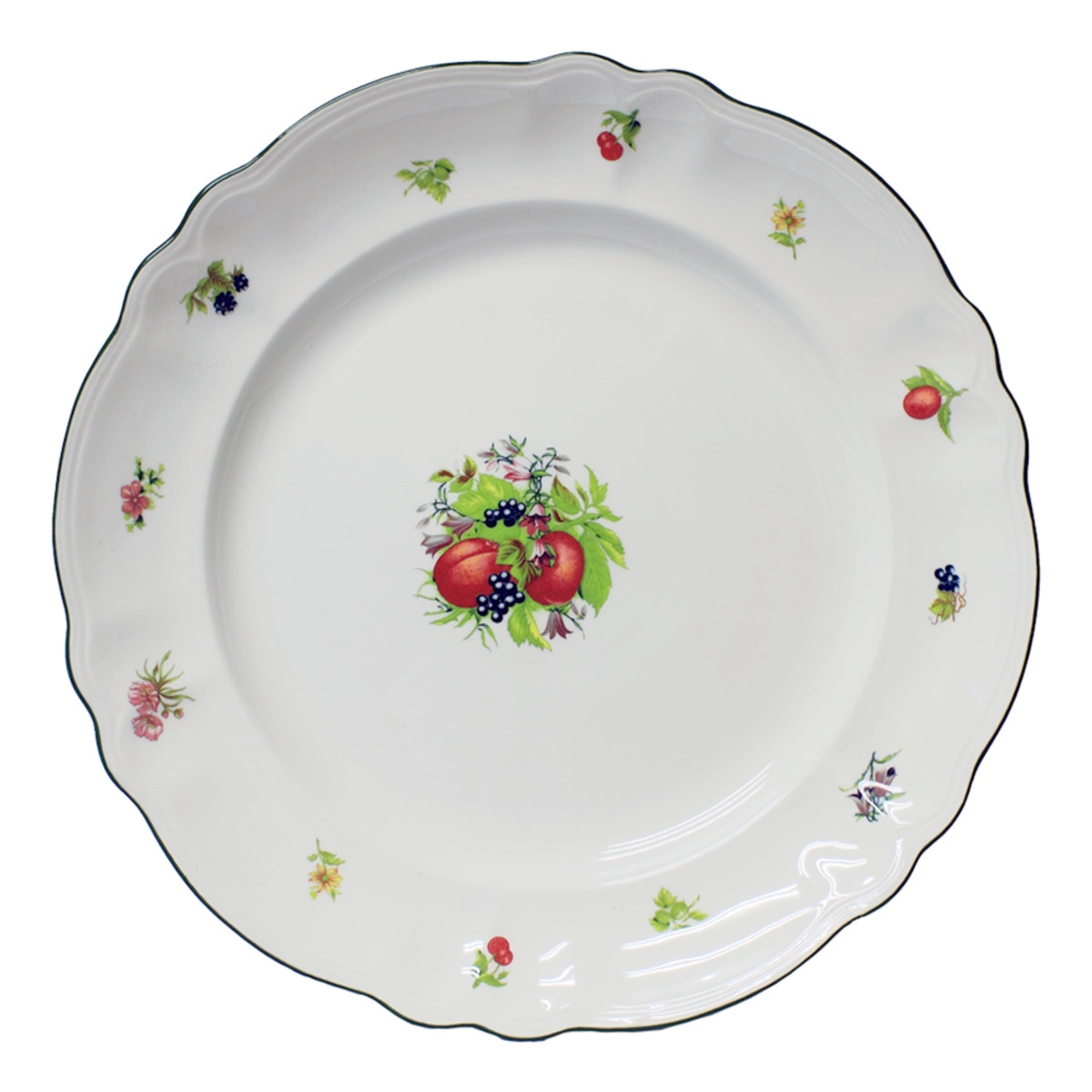 Imagem 0 de Travessa redonda Flores e Frutas San Claudio