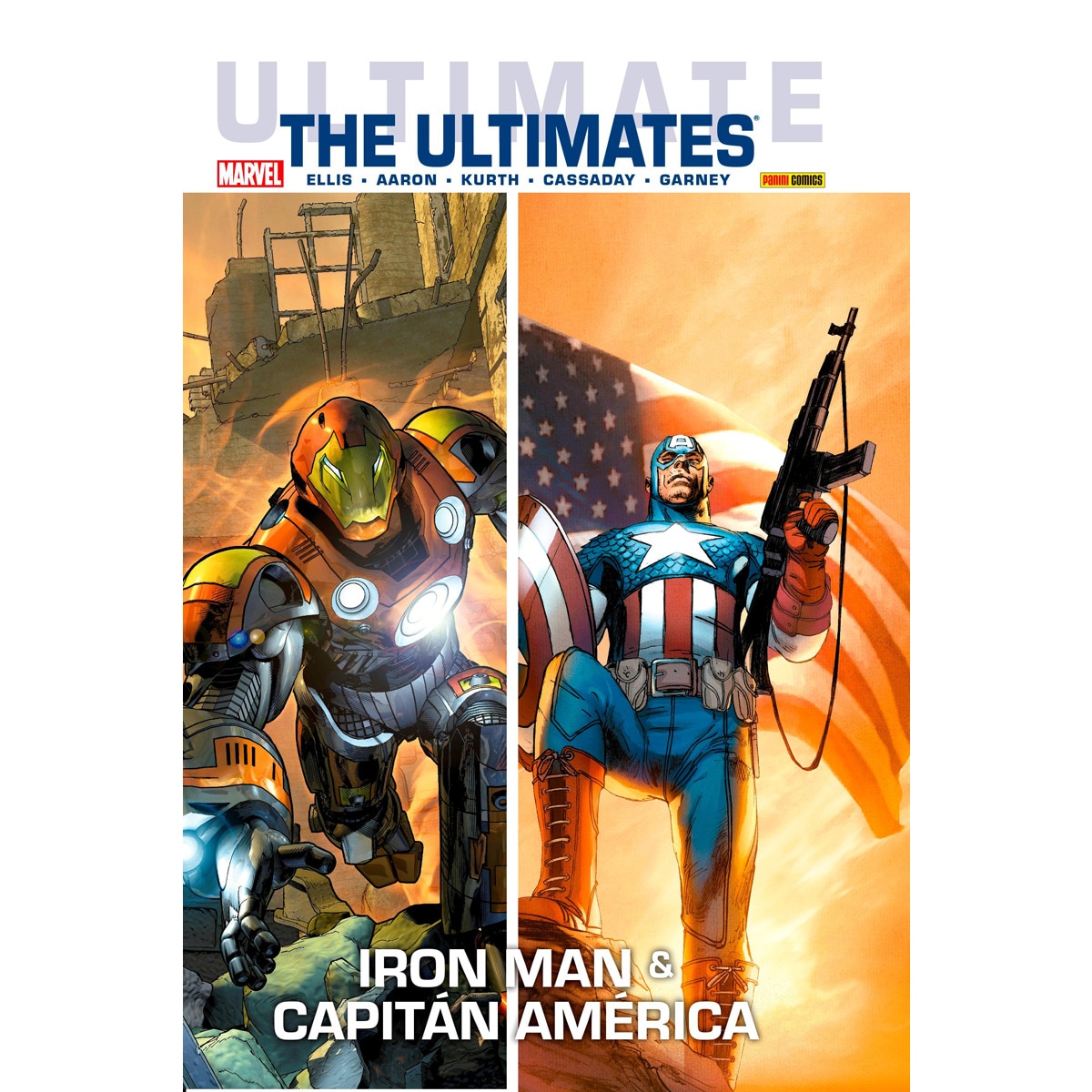 Imagem 0 de The ultimates 6: iron man & capitán américa (Capa Mole)