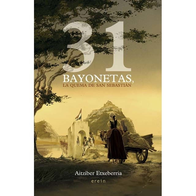 31 bayonetas, la quema de San Sebastián (Capa mole com abas) 1