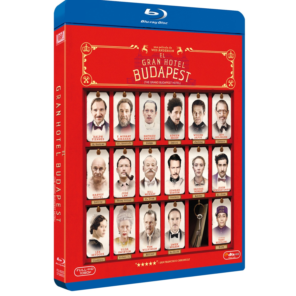 El Gran Hotel Budapest (Blu-Ray) 1