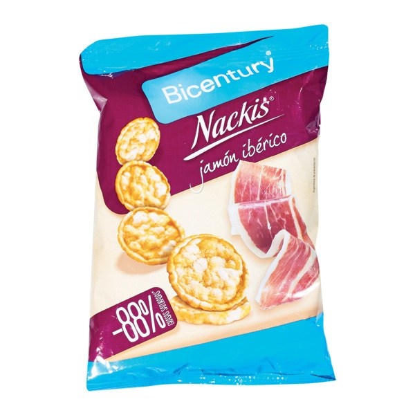 Mini Tortitas de Presunto Ibérico com Sal embalagem 70 g