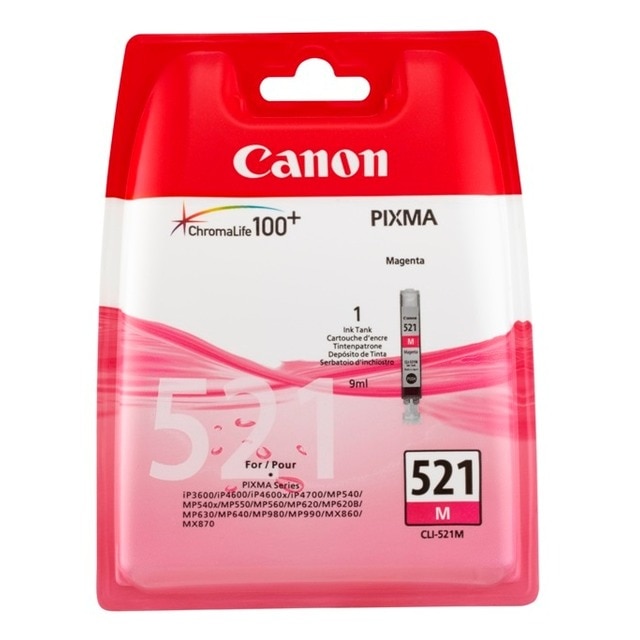 Imagem 0 de Tinteiro Canon CLI-521 (Magenta)