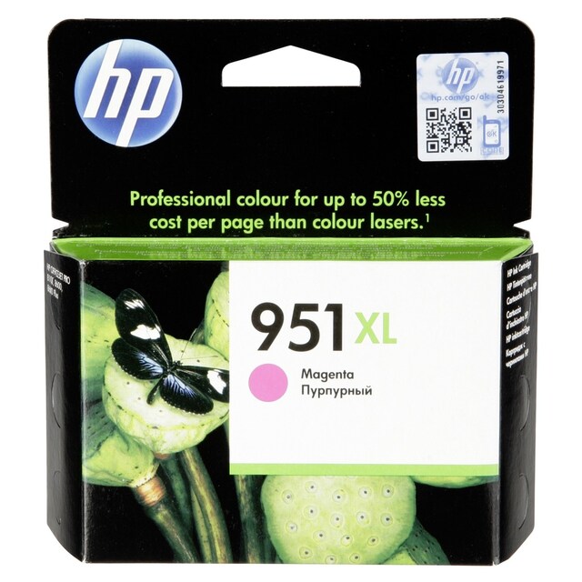 Imagen 0 de Cartucho de tinta original HP 951 XL magenta (CN047AE)