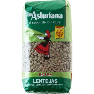 lentejas castellanas paquete 1 kg - La Asturiana