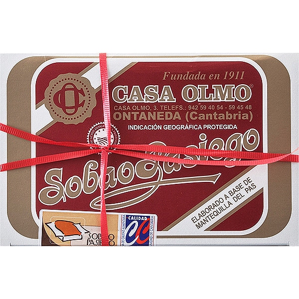 sobaos pasiegos de mantequilla I.G.P. 12 unidades paquete 650 g