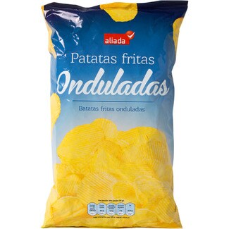 Aliada Batatas Fritas Onduladas embalagem 160 g