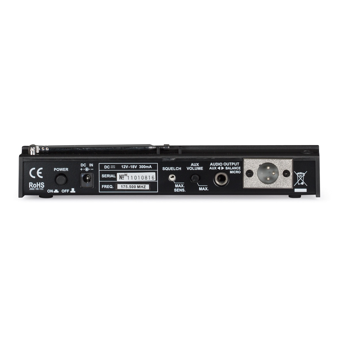 Micrófono inalámbrico en VHF Fonestar MSH-135 Negro-2