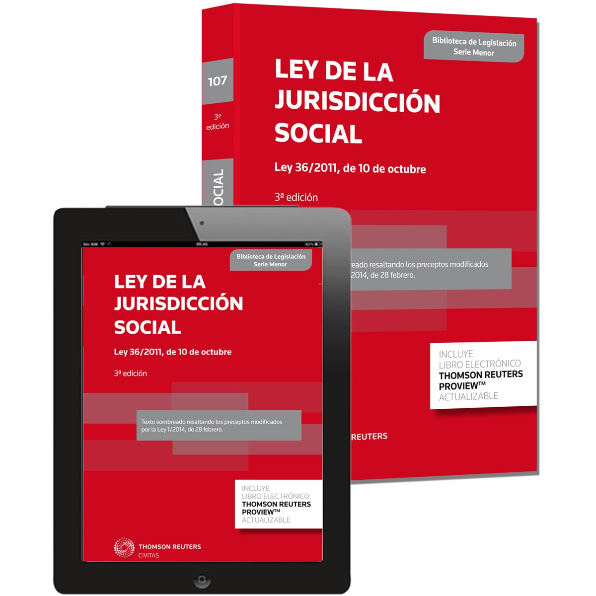 Imagem 0 de Ley de la Jurisdicción Social (Papel + e-book): Ley 36/2011, de 10 de octubre