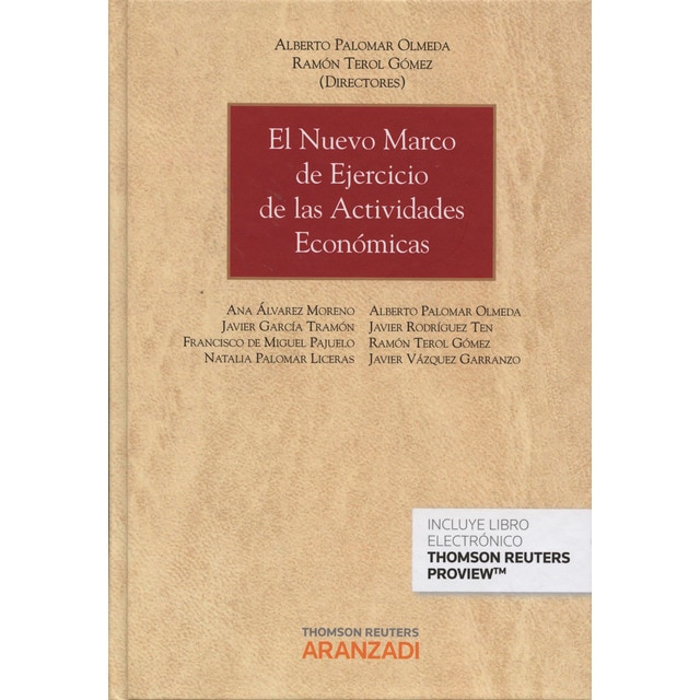 Imagen 0 de El nuevo marco de ejercicio de las actividades económicas (Papel + e-book)