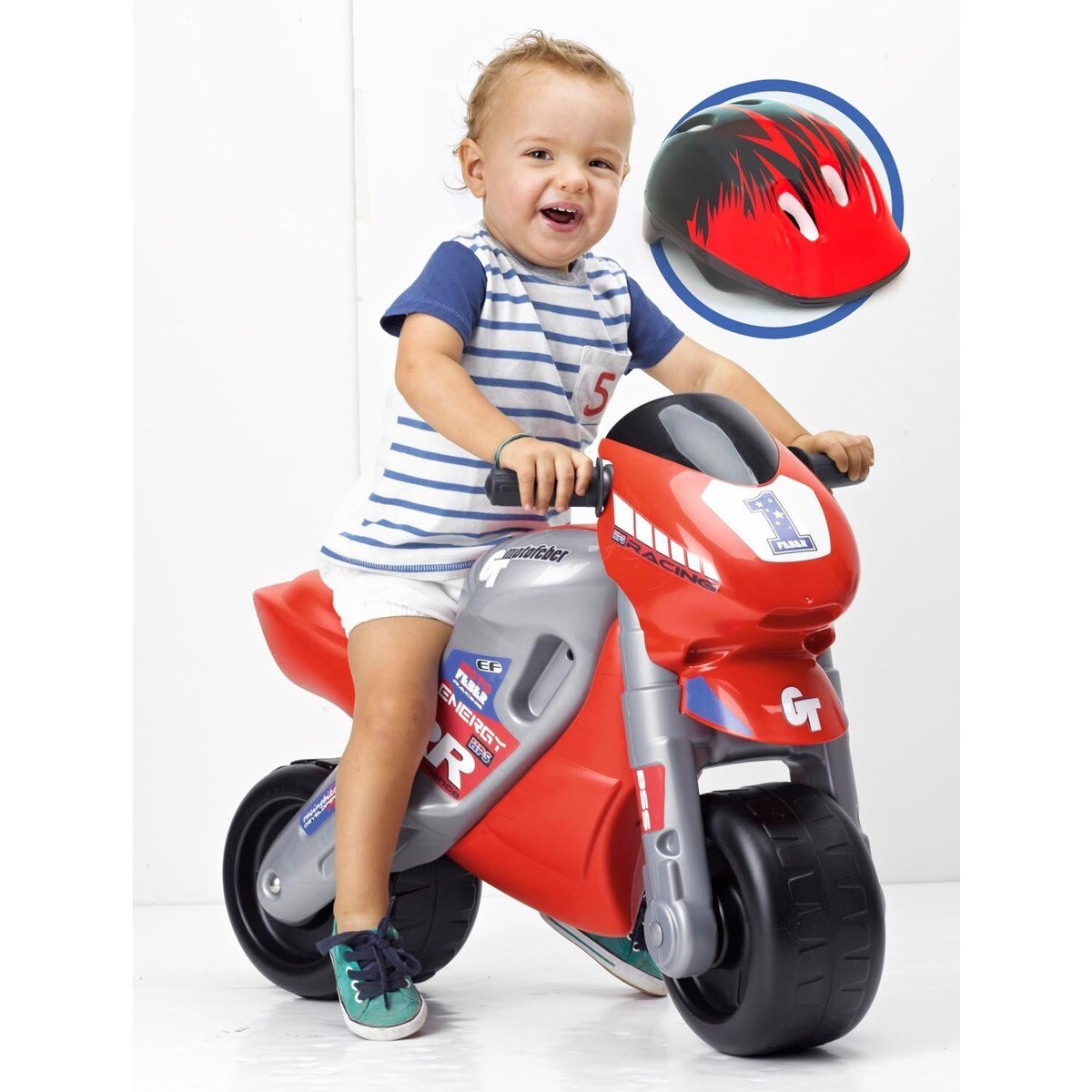 Motofeber 2 Racing para Menino + Capacete Feber 6