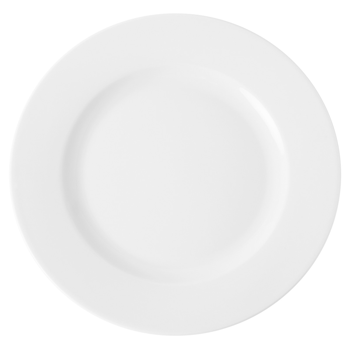 Plato llano redondo con ala Universal El Corte Inglés Blanco-1