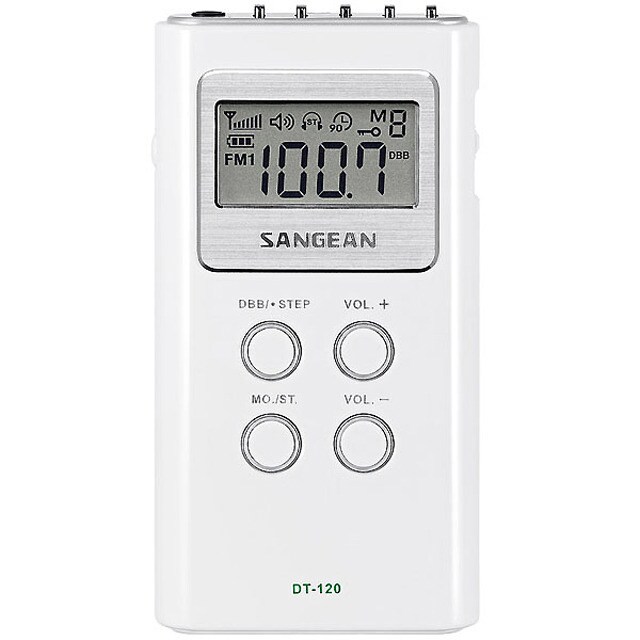 Imagen 0 de Radio portátil Sangean DT-120 Blanco