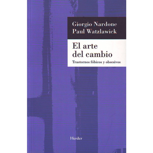 Imagem 0 de El arte del cambio: Trastornos fóbicos y obsesivos(Tapa blanda)