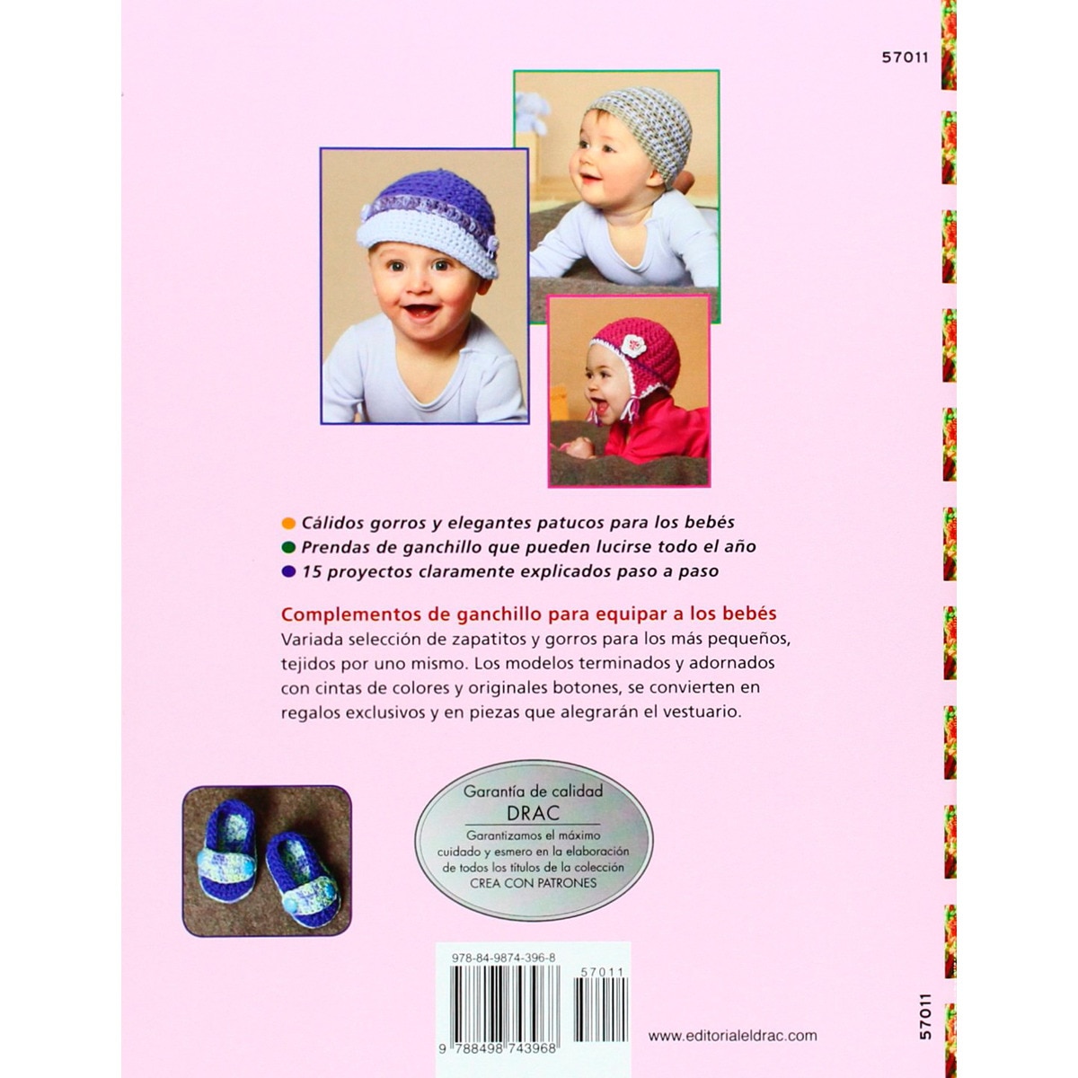 Gorros Y Patucos Para Bebés Tejidos A Ganchillo 2