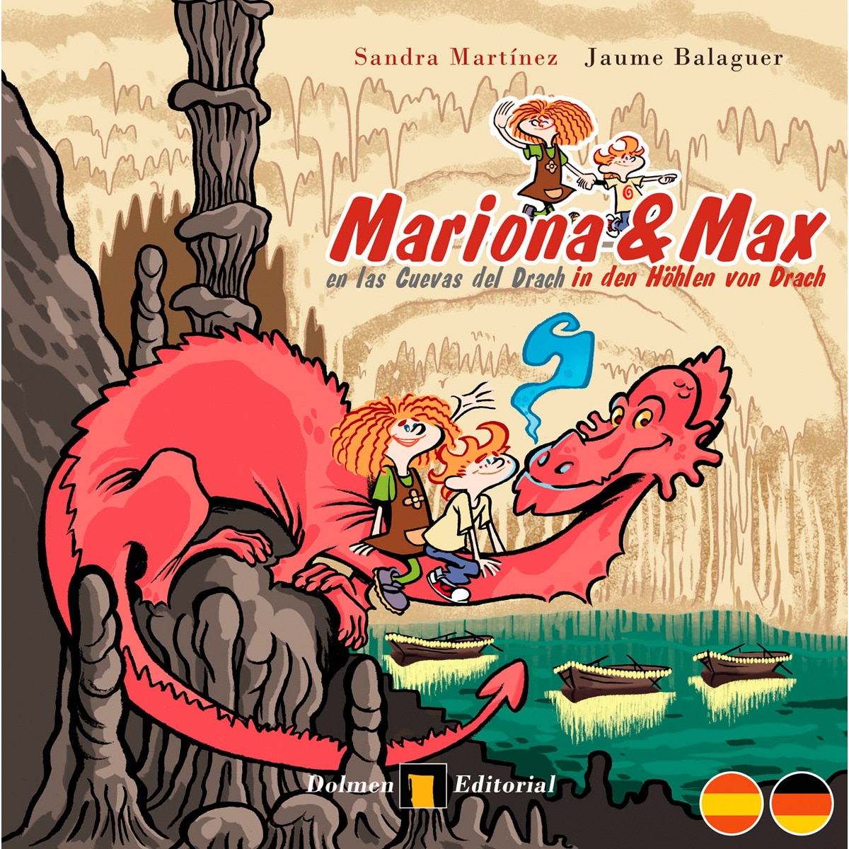Imagen 0 de Mariona y max en las cuevas del drach (català/anglés): Mallorca, una isla de cuentos