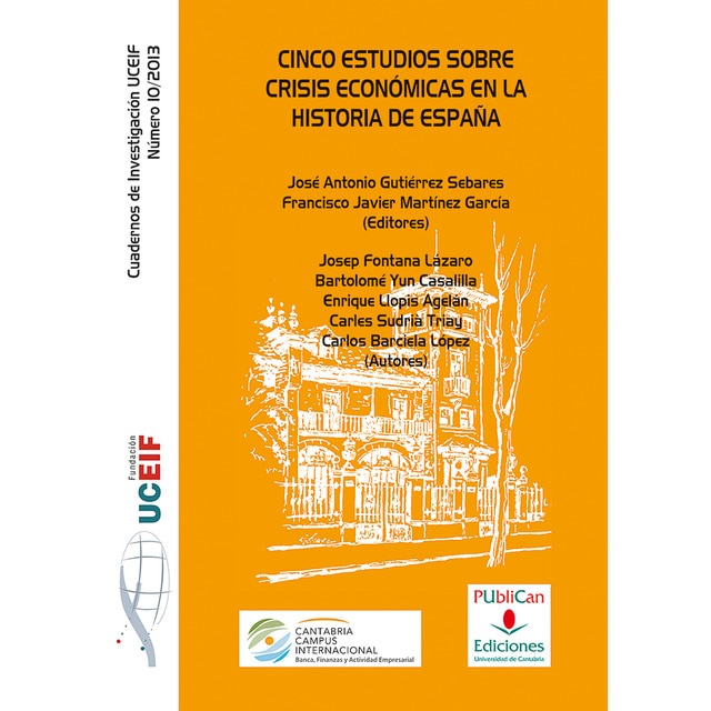 Imagem 0 de Cinco estudios sobre crisis económicas en la historia de España (Capa mole com abas)