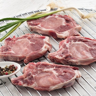 Chuleta de aguja de cerdo 50% Duroc