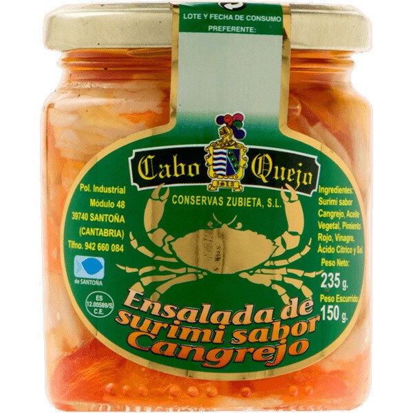 ensalada de cangrejo tarro 160 g