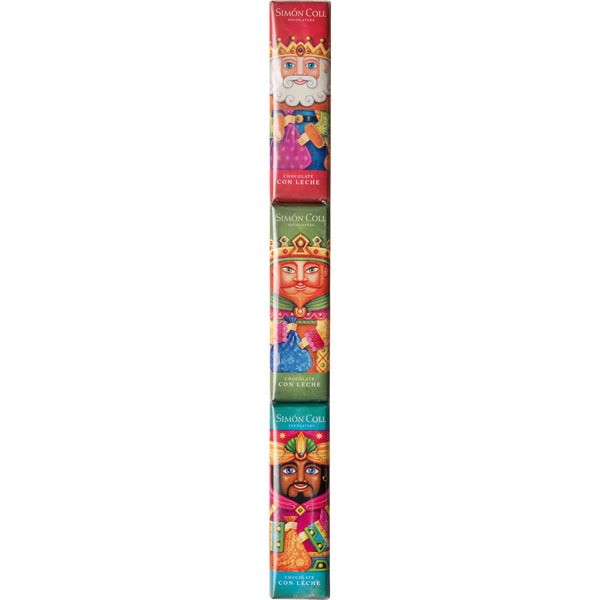 Chocolatiras Reyes Magos pack 3 unidades 18 g