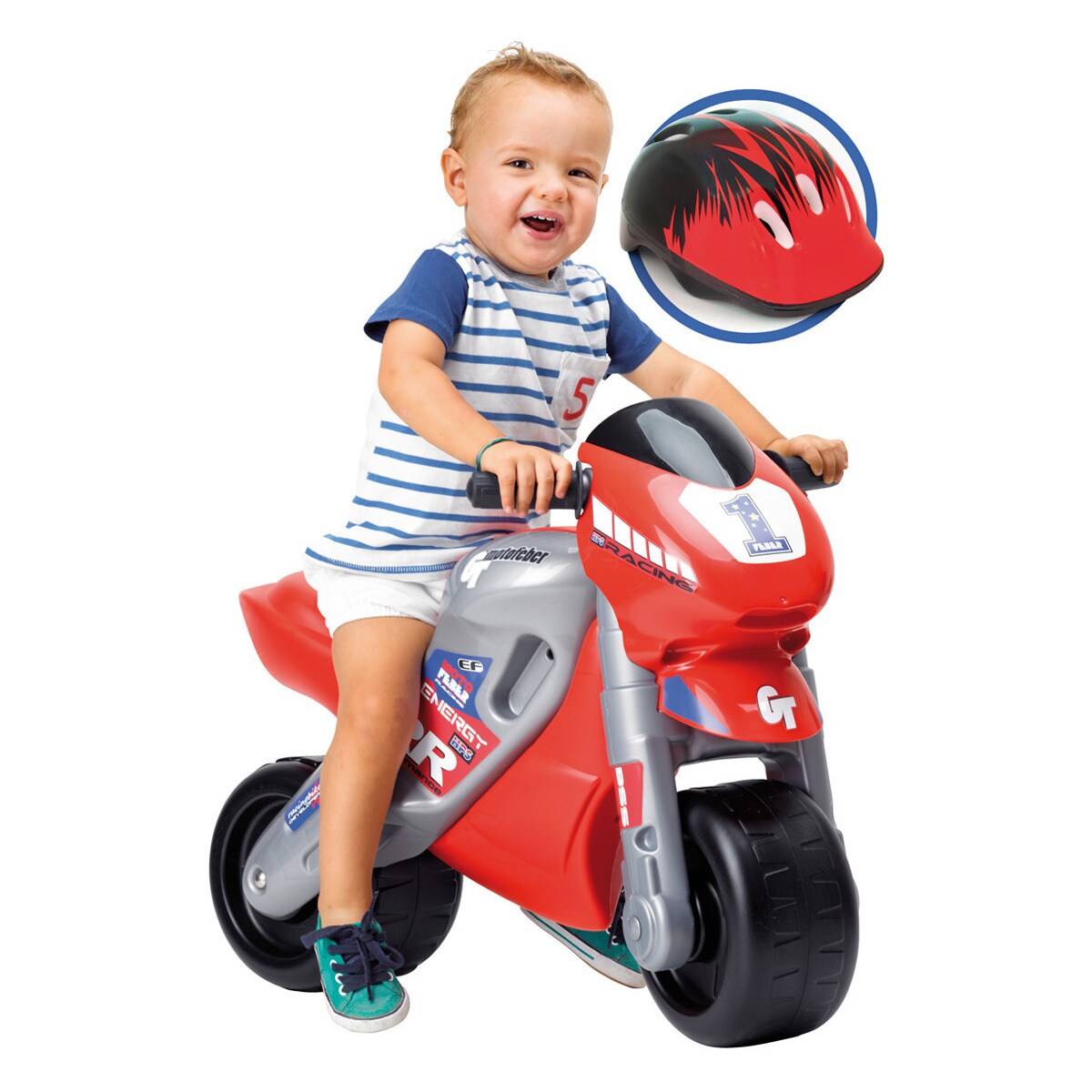 Motofeber 2 Racing para Menino + Capacete Feber 1