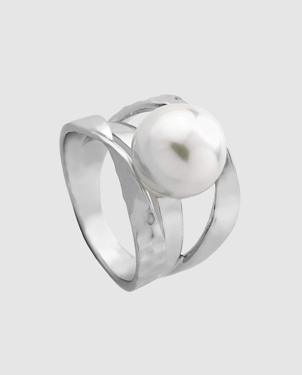 Anel de senhora Kelp Majorica Branco-1