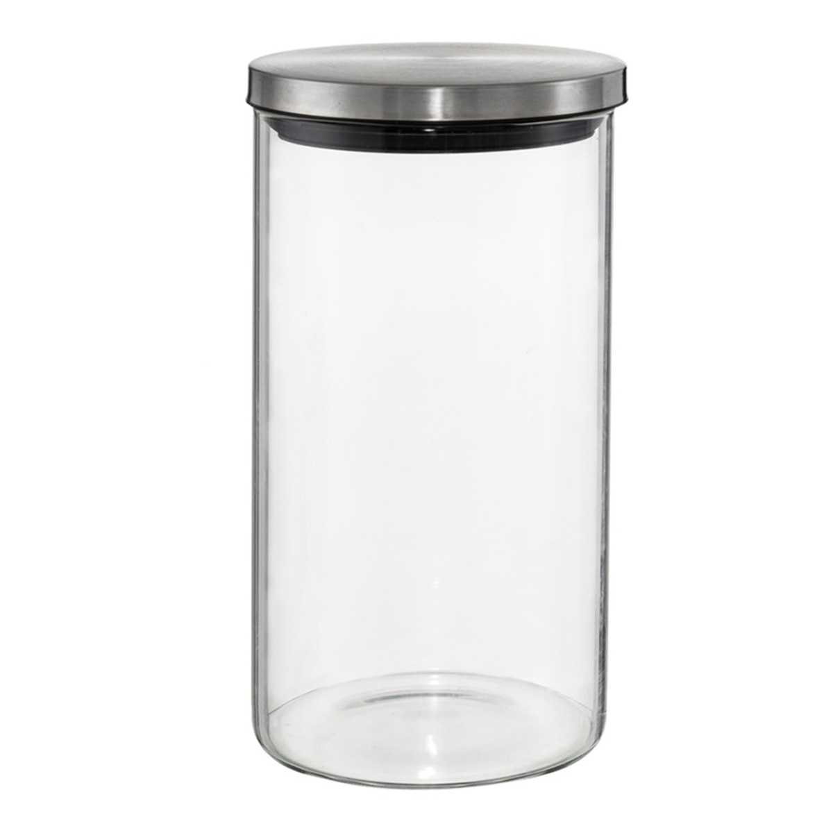 Frasco de cozinha com tampa de metal El Corte Inglés Transparente-1