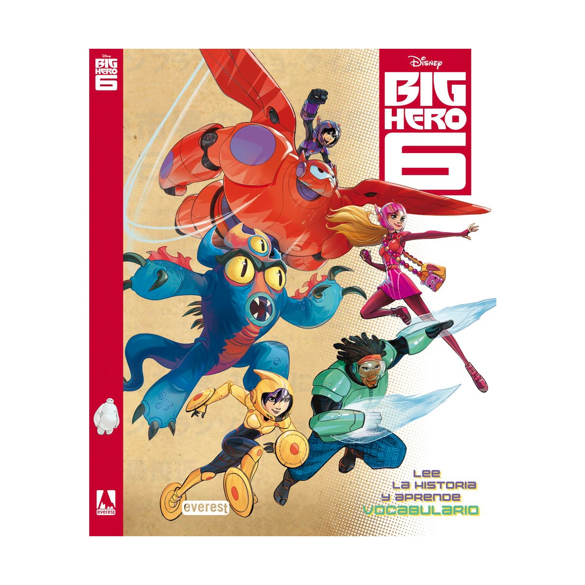 Imagem 0 de Big Hero 6: Lee la historia y aprende vocabulario (Capa dura)