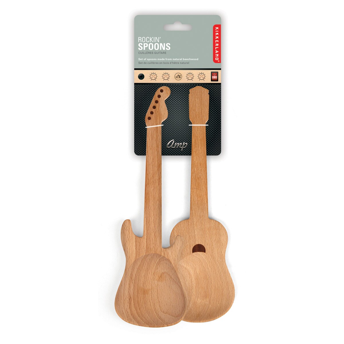 Colheres de cozinha com forma de guitarra 2