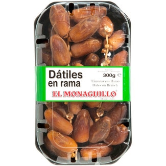 datíles naturales en rama medjoul tarrina 300 g - El Monaguillo