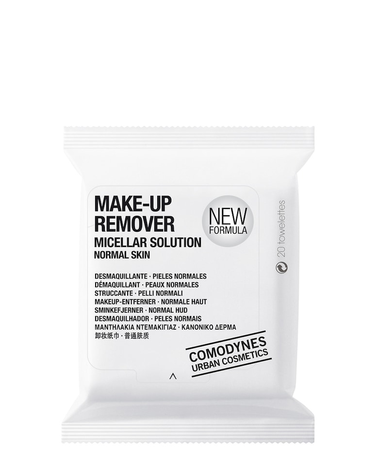 Toallitas Make-Up Remover Micellar Solution piel normal Comodynes 1