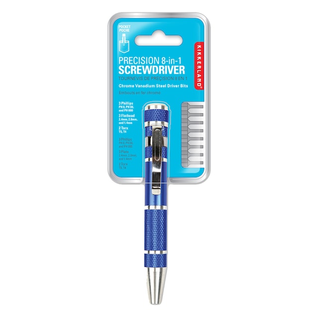 Imagem 0 de Chave de Fendas de Precisão Kikkerland 8 em 1