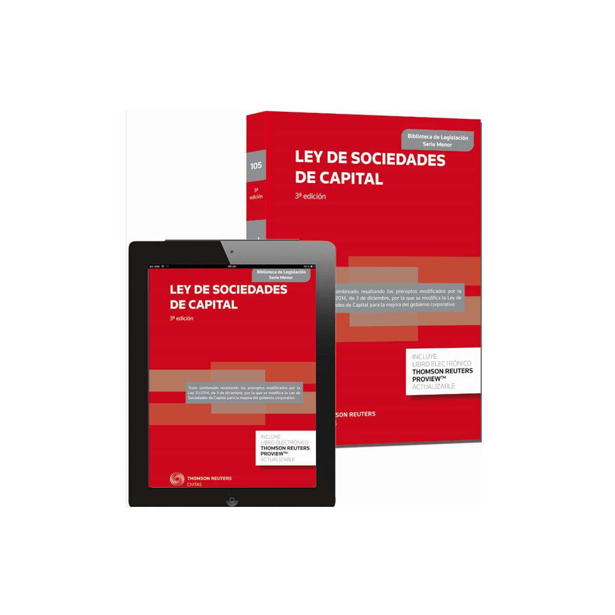 Imagem 0 de Ley de Sociedades de Capital (Papel + e-book)