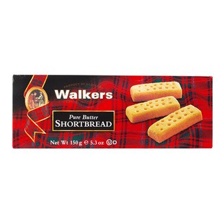 Walkers Shortbread Bolachas de Manteiga Fingers embalagem 150 g
