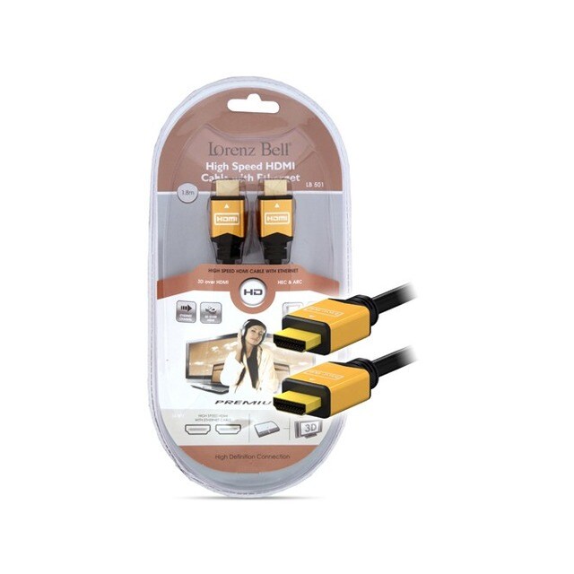 Imagem 0 de Cabo Lorenz Bell HDMI a HDMI - 1.8 m