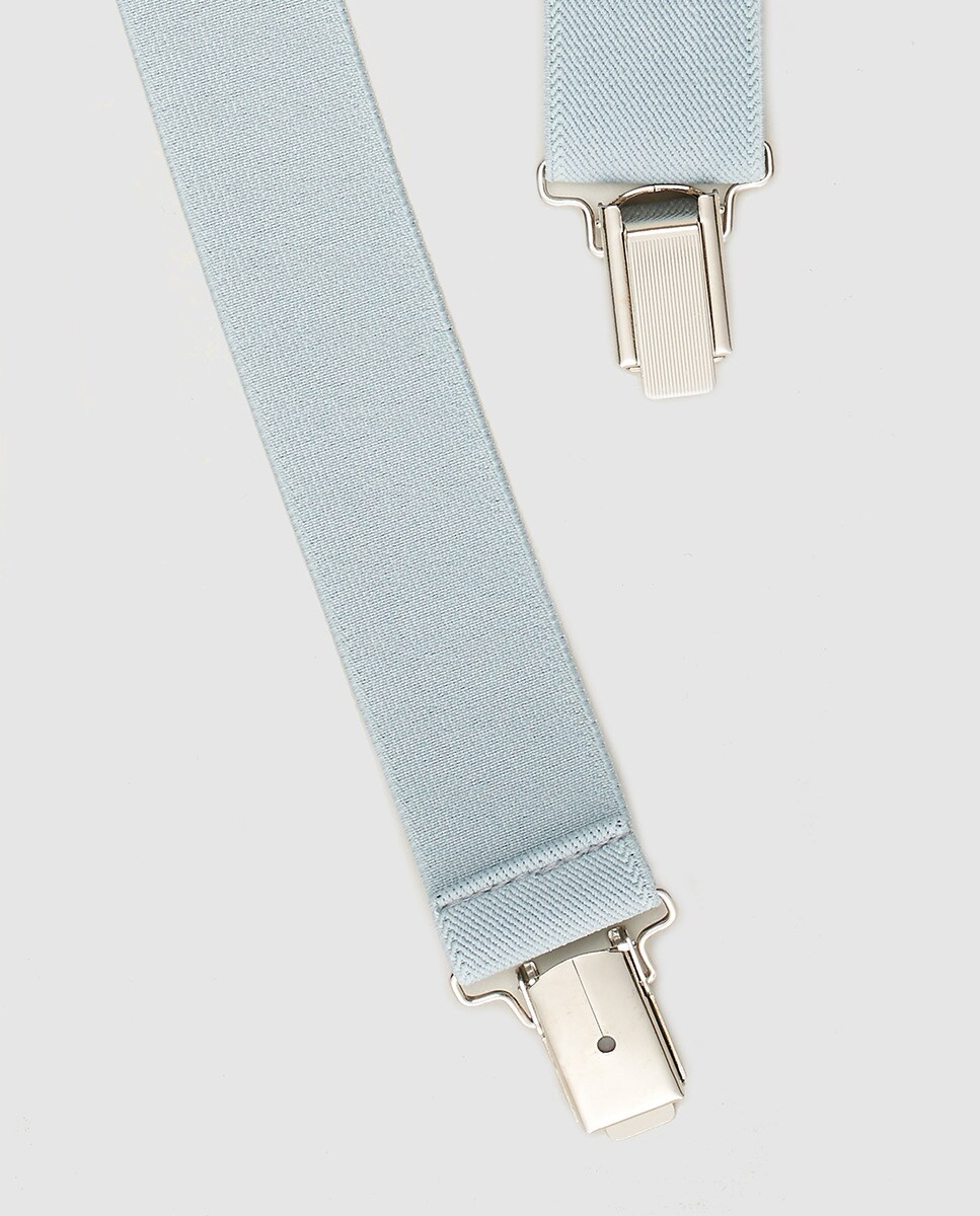 Suspensórios cinzento-claro. Produto fabricado em Espanha. Cinzento-claro-2