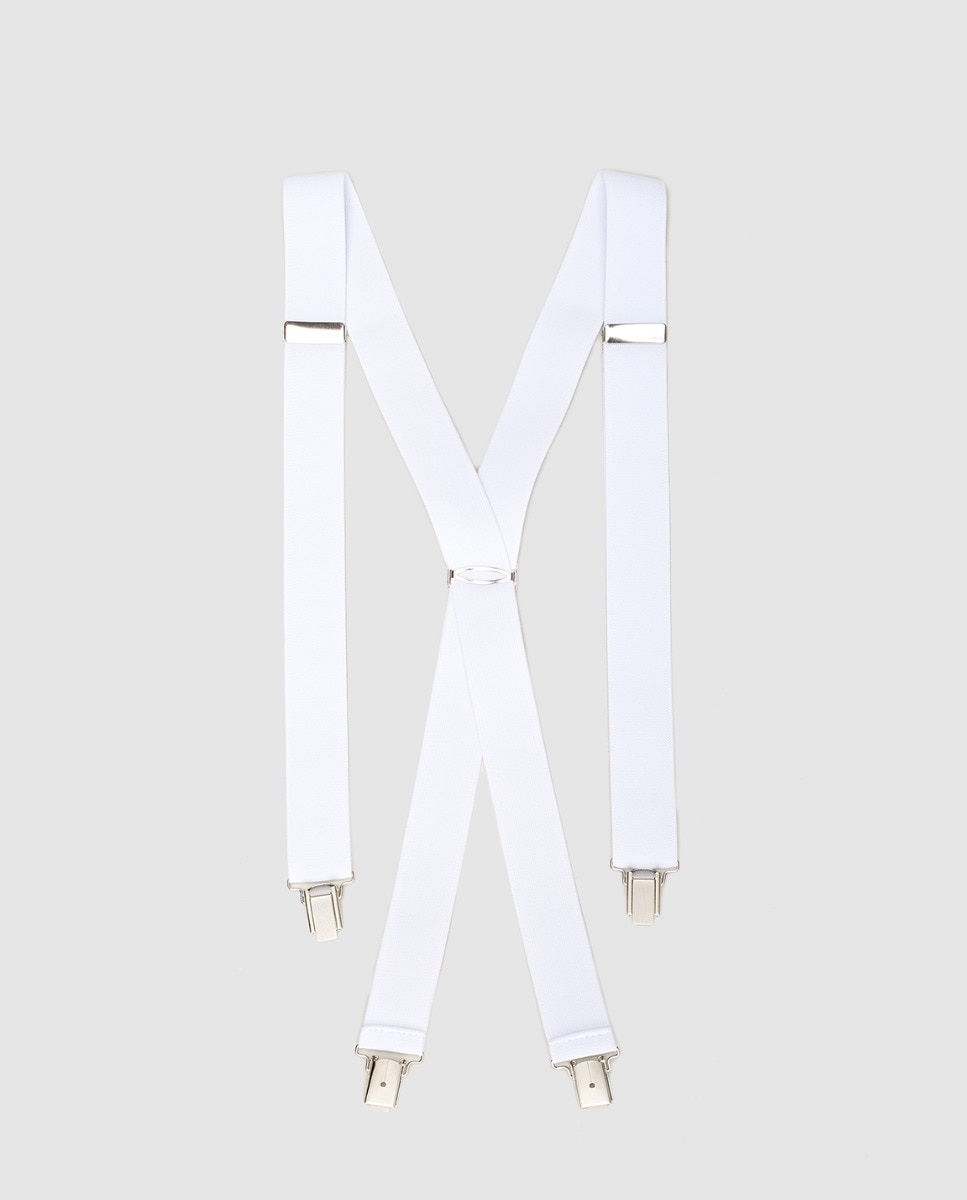 Imagem 0 de Suspensórios cinzento-claro. Produto fabricado em Espanha.