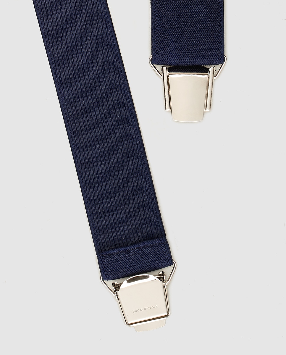 Suspensórios azul-marinho. Produto fabricado em Espanha Azul-marinho-2