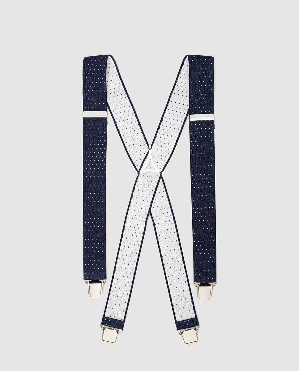 Imagen 0 de Tirantes de hombre Alsina azul marino. Hecho en España