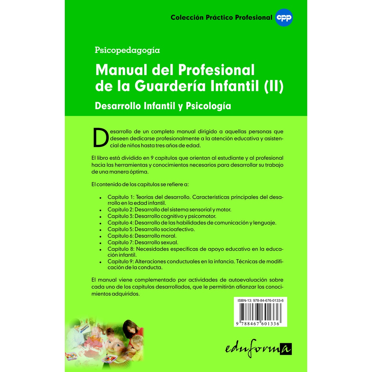 Imagen 2 de Manual del profesional de la guardería infantil (ii). Desarrollo infantil y psicología