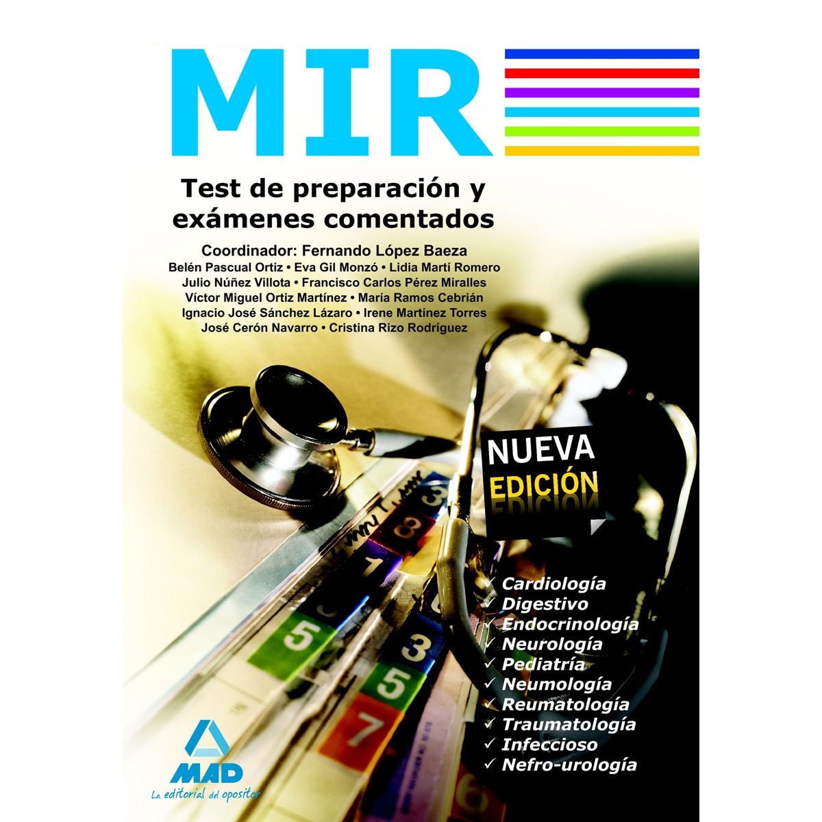 Imagen 1 de Mir. Test de prepación y exámenes comentados (Tapa blanda)