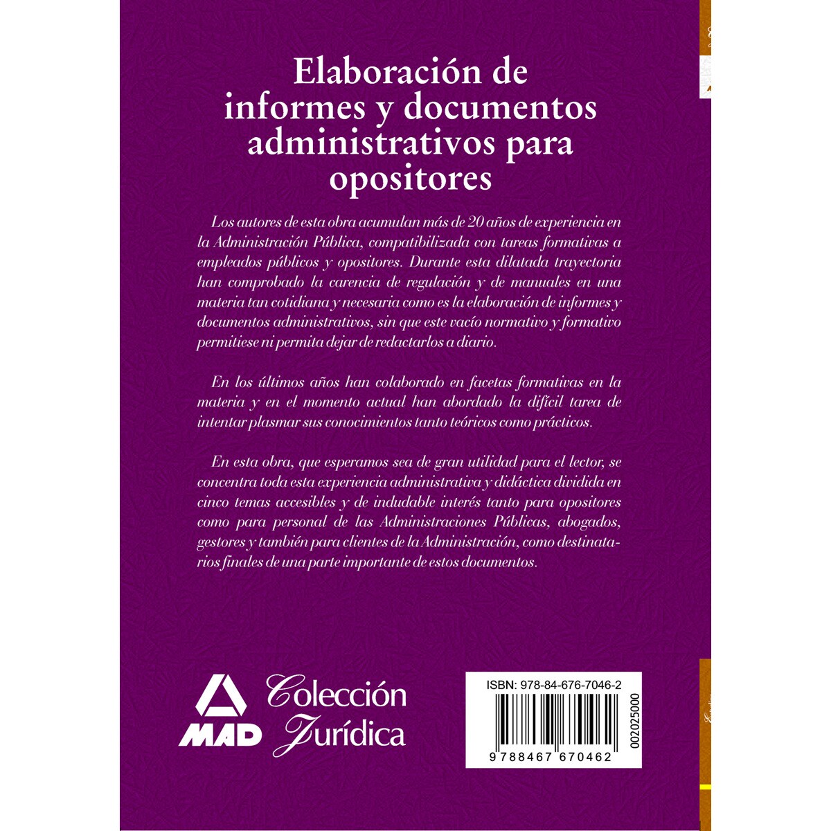 Elaboración de informes y documentos administrativos para opositores(Tapa blanda) 2