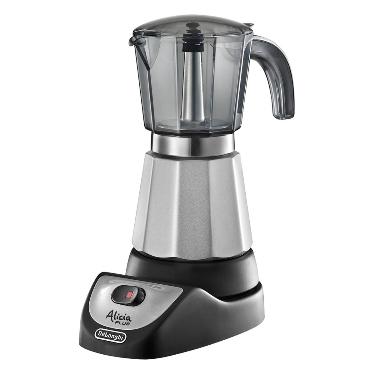 Cafeteira Italiana De'Longhi Alicia Plus EMKM6 de 450 W e Capacidade de 6 Chávenas - Preto e Silver Silver / Preto-3
