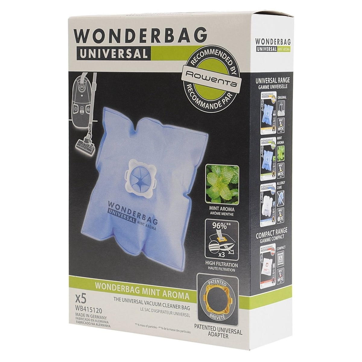 Sacos de Aspirador Rowenta WB415120 2